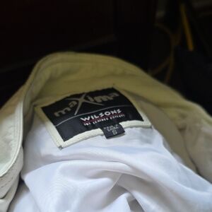 Wilson Cream Jacket Soft Cotton Texture